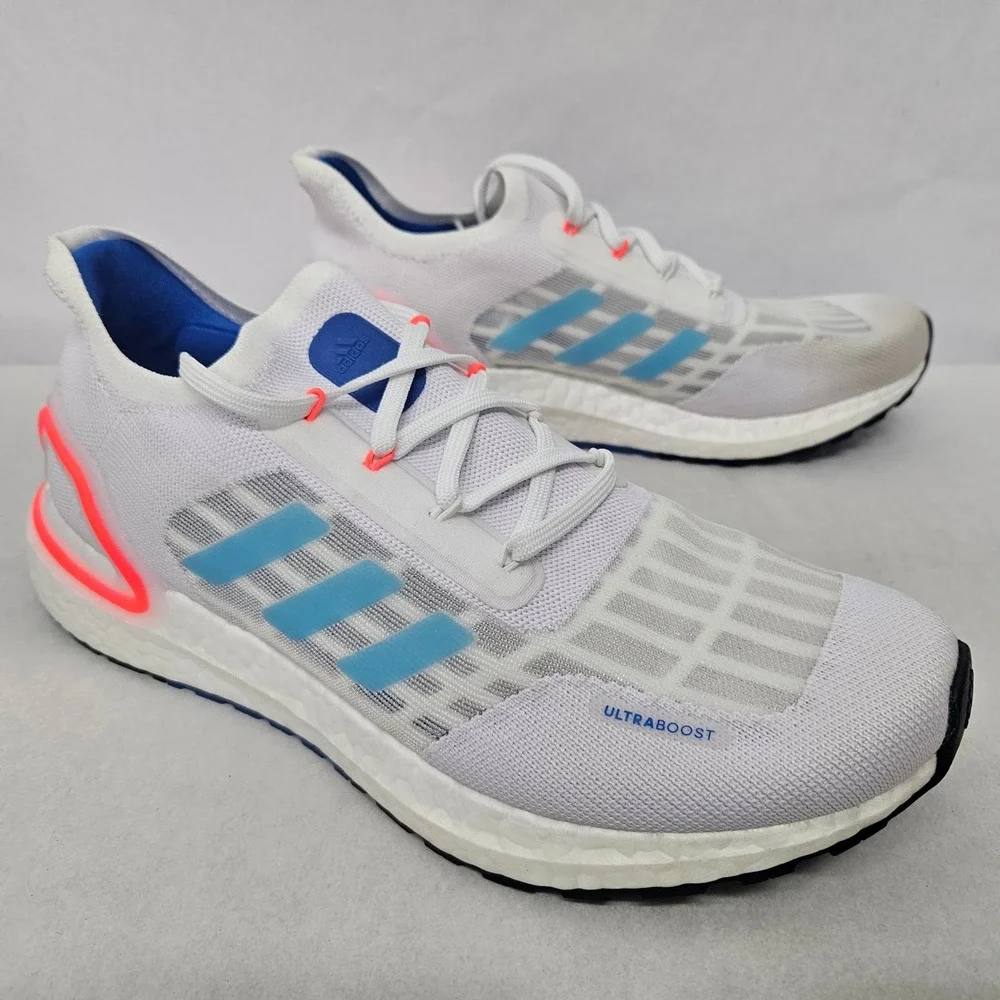 Adidas‎ Ultraboost Summer.RDY Running Shoes FY3470 White Blue Pink Men's Size 8
